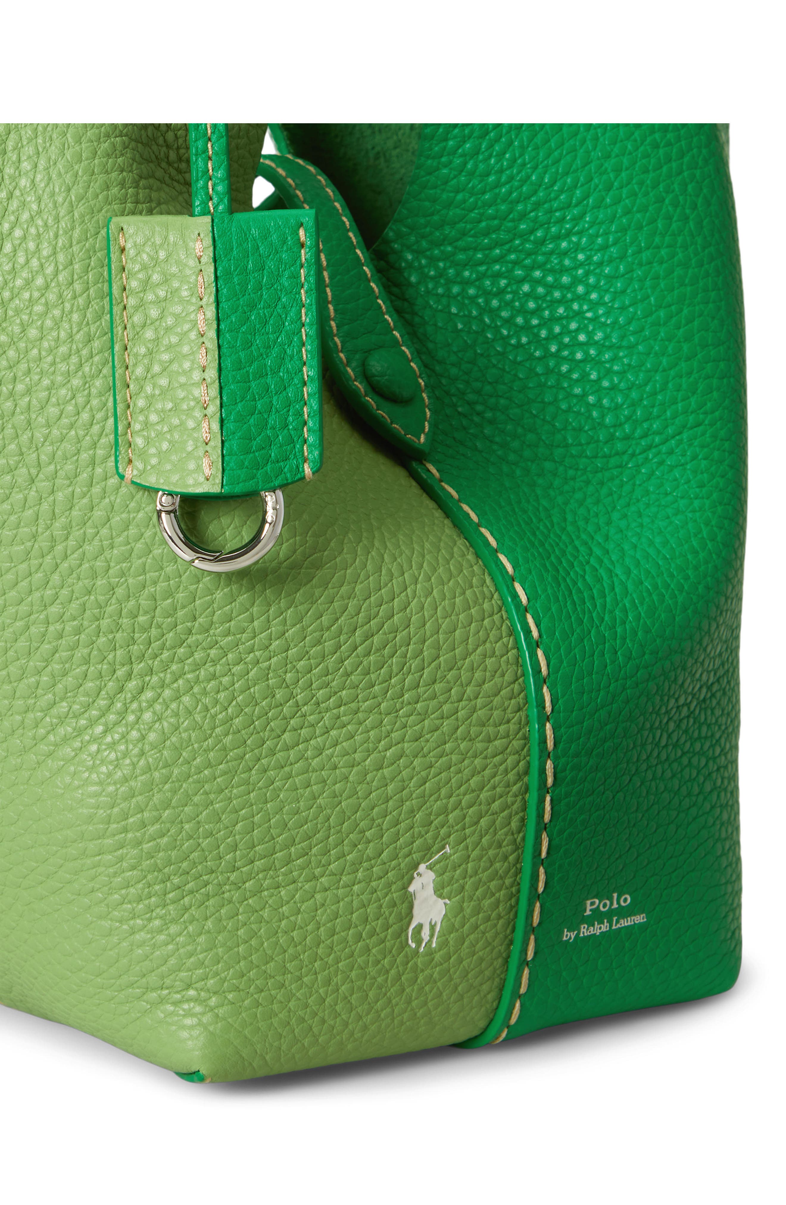 Polo Ralph Lauren Polo Play Leather Crossbody Bag, Alternate, color, Parrot/ Parakeet