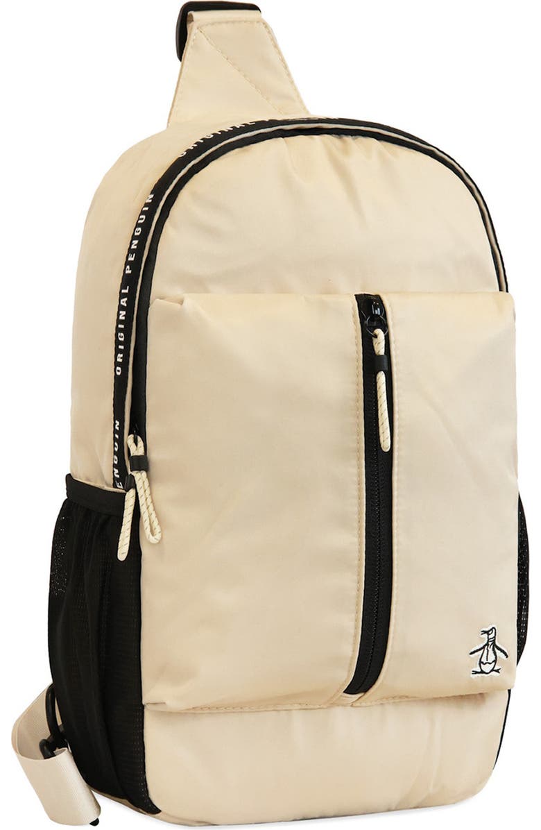Original Penguin Large Sport Crossbody Bag, Alternate, color, Oatmeal/ Travertine
