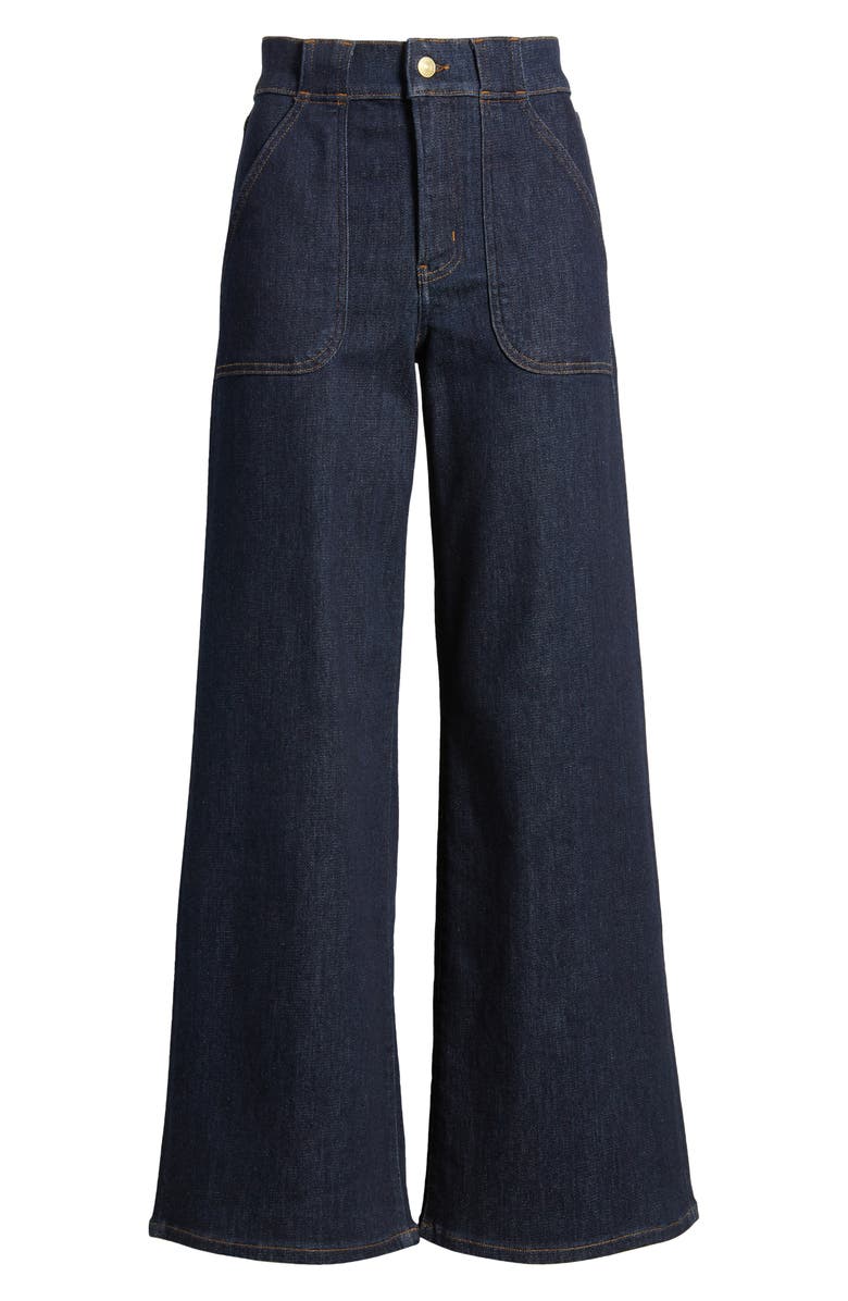 FRAME Modern High Waist Wide Leg Jeans, Alternate, color, Rinse