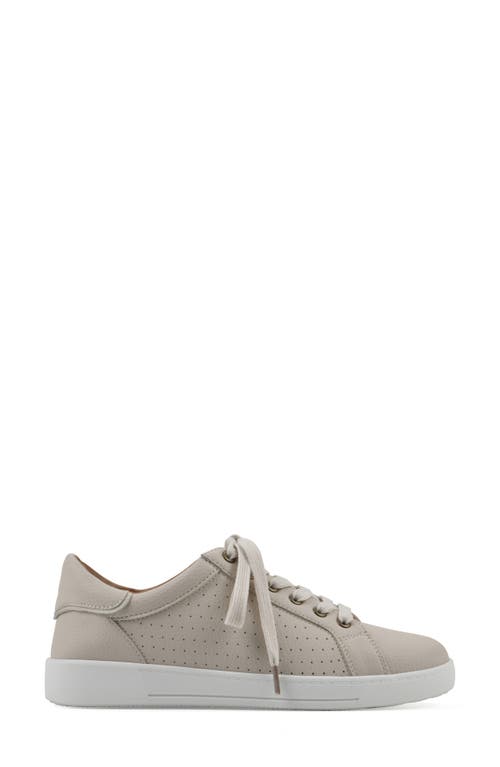 White Mountain Footwear Uniform Sneaker In Bone Smooth