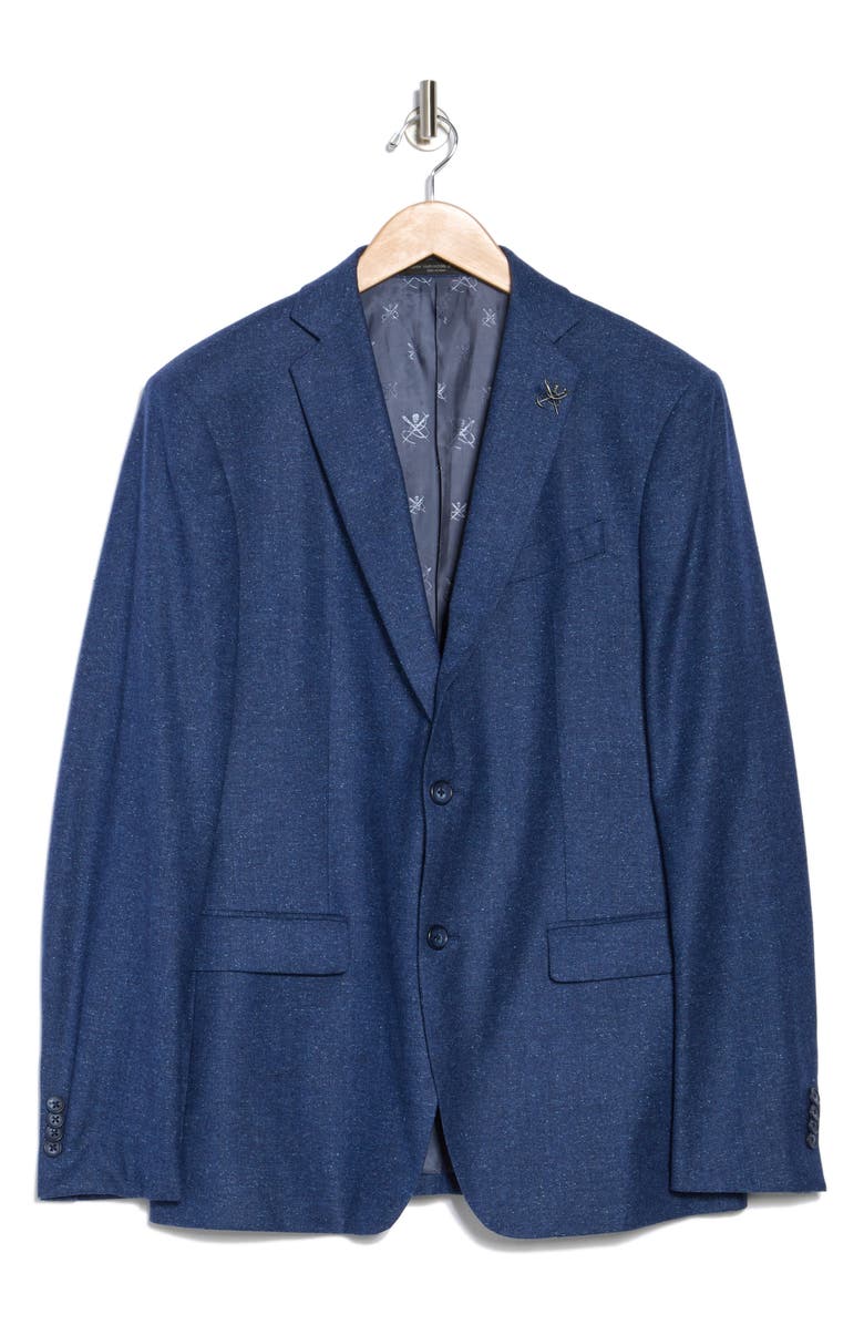 John Varvatos Star USA Micro Virgin Wool Blend Sport Coat, Alternate, color,