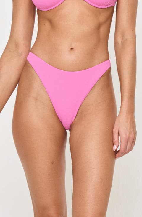 Leilani Bitsy Pucker Textured Bikini Bottoms