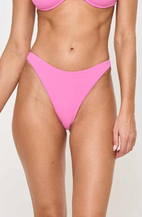 LSPACE Leilani Bitsy Pucker Textured Bikini Bottoms