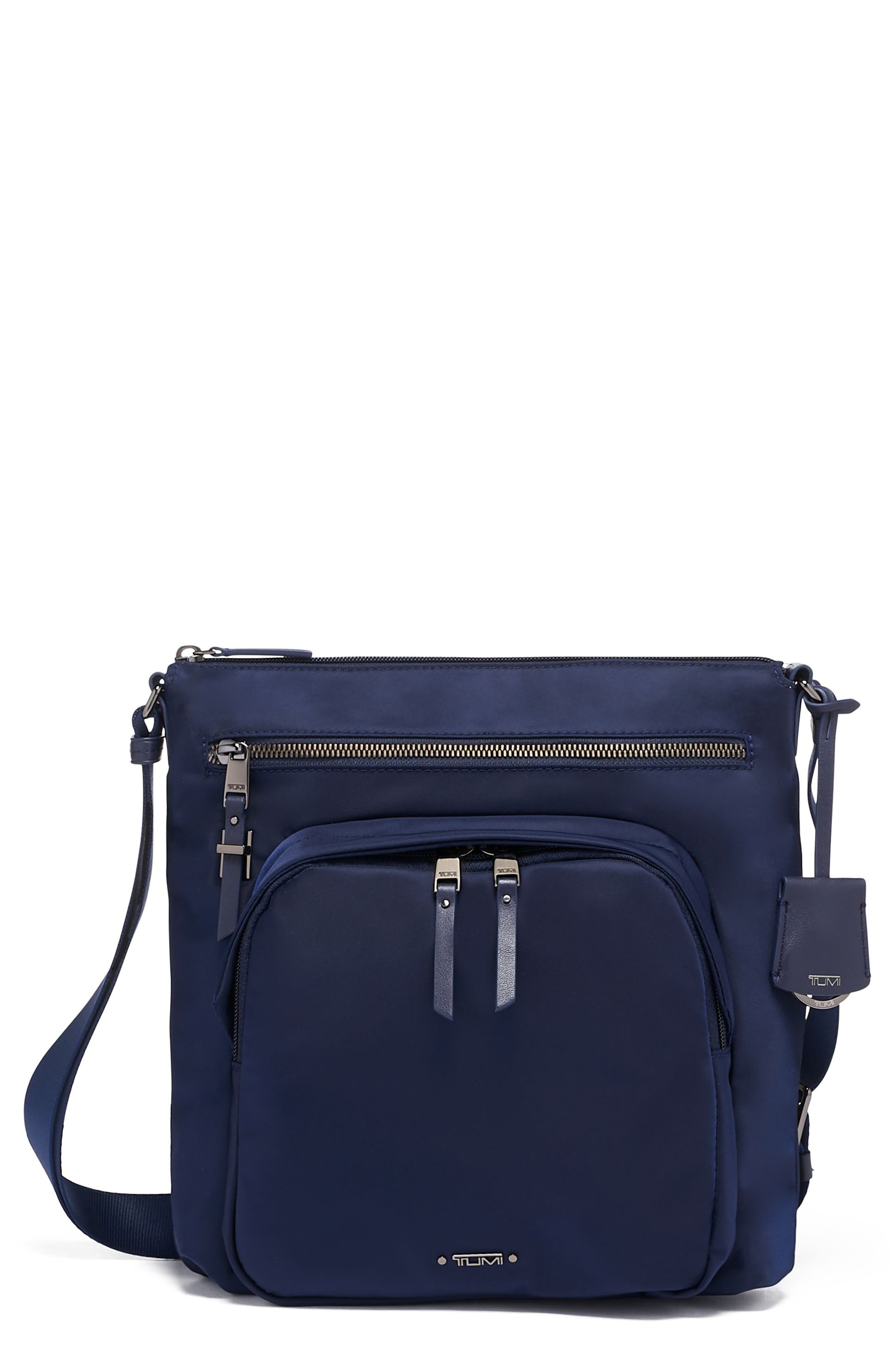 Voyageur Carmel Nylon Crossbody Bag, Main, color, MIDNIGHT
