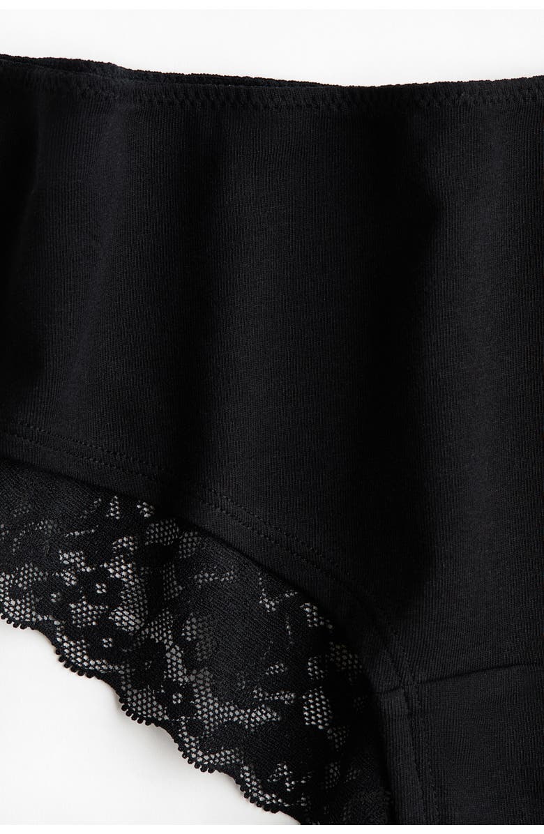 H&M 5-pack Hipster Briefs, Alternate, color, Black