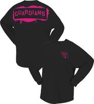 FANATICS Women's Fanatics Black Cleveland Guardians Neon Jersey Long Sleeve T-Shirt