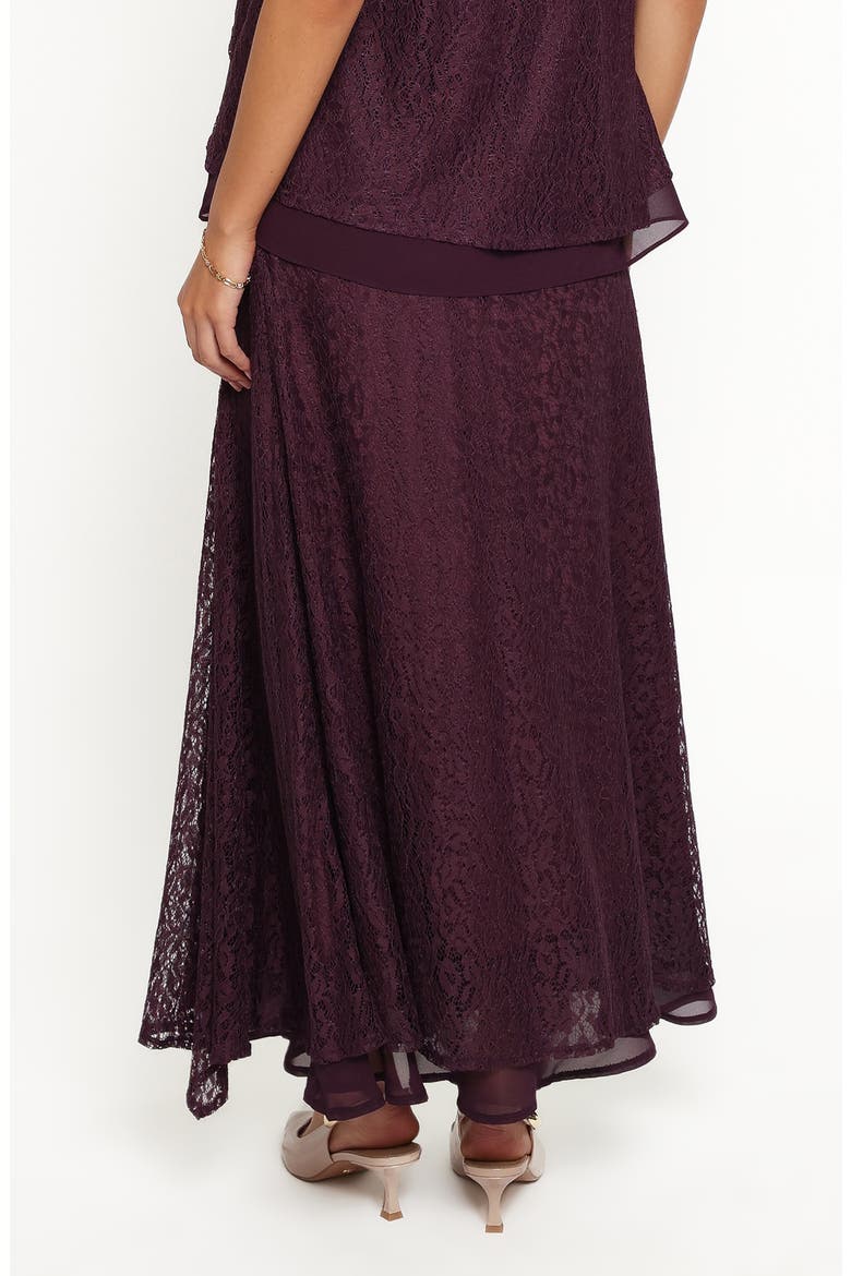 Tracy Lace Maxi Skirt, Alternate, color, PLUM LACE