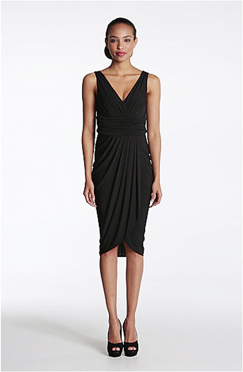 Maggy London Sarong Dress, Alternate, color, 