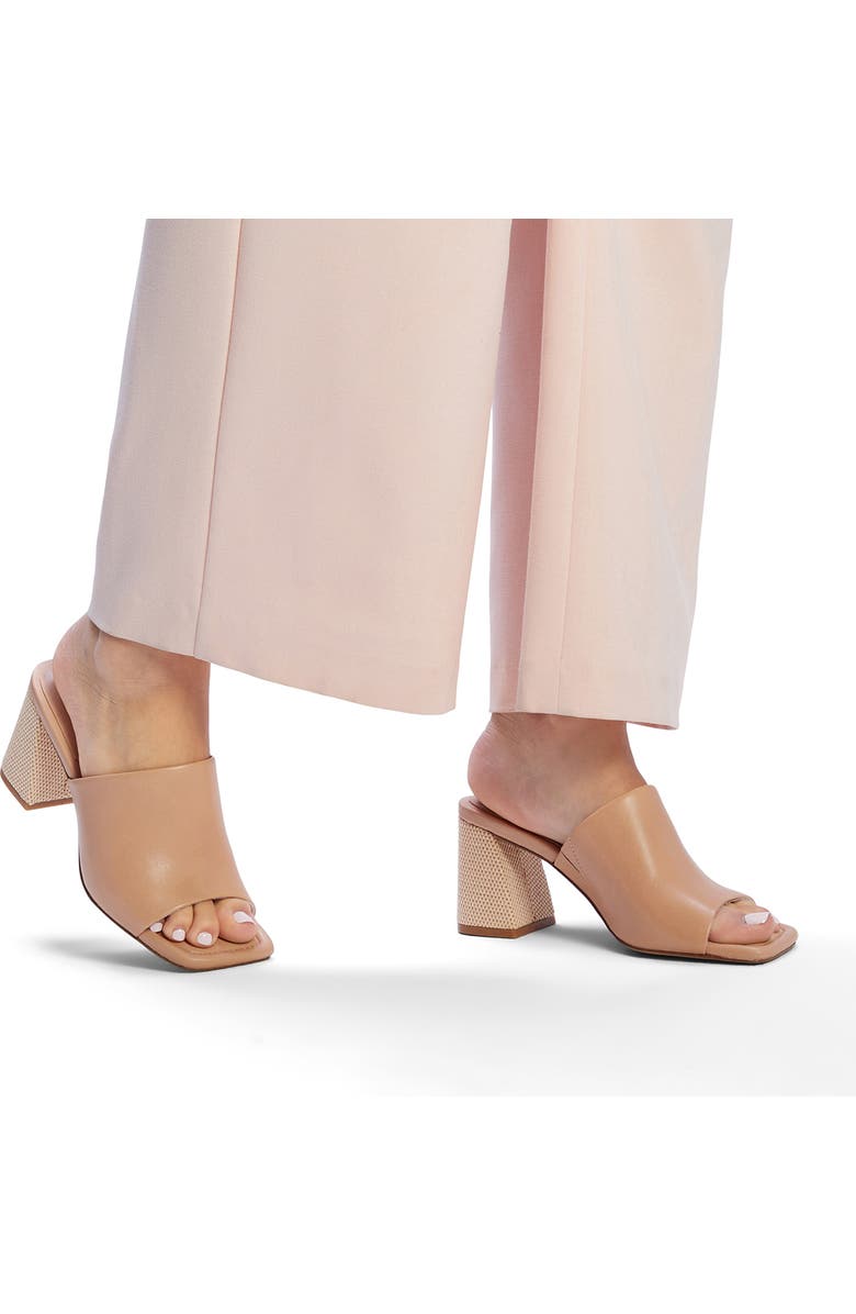 ALDO Meshka Block Heel Slide Sandal, Alternate, color, Other Medium Beige