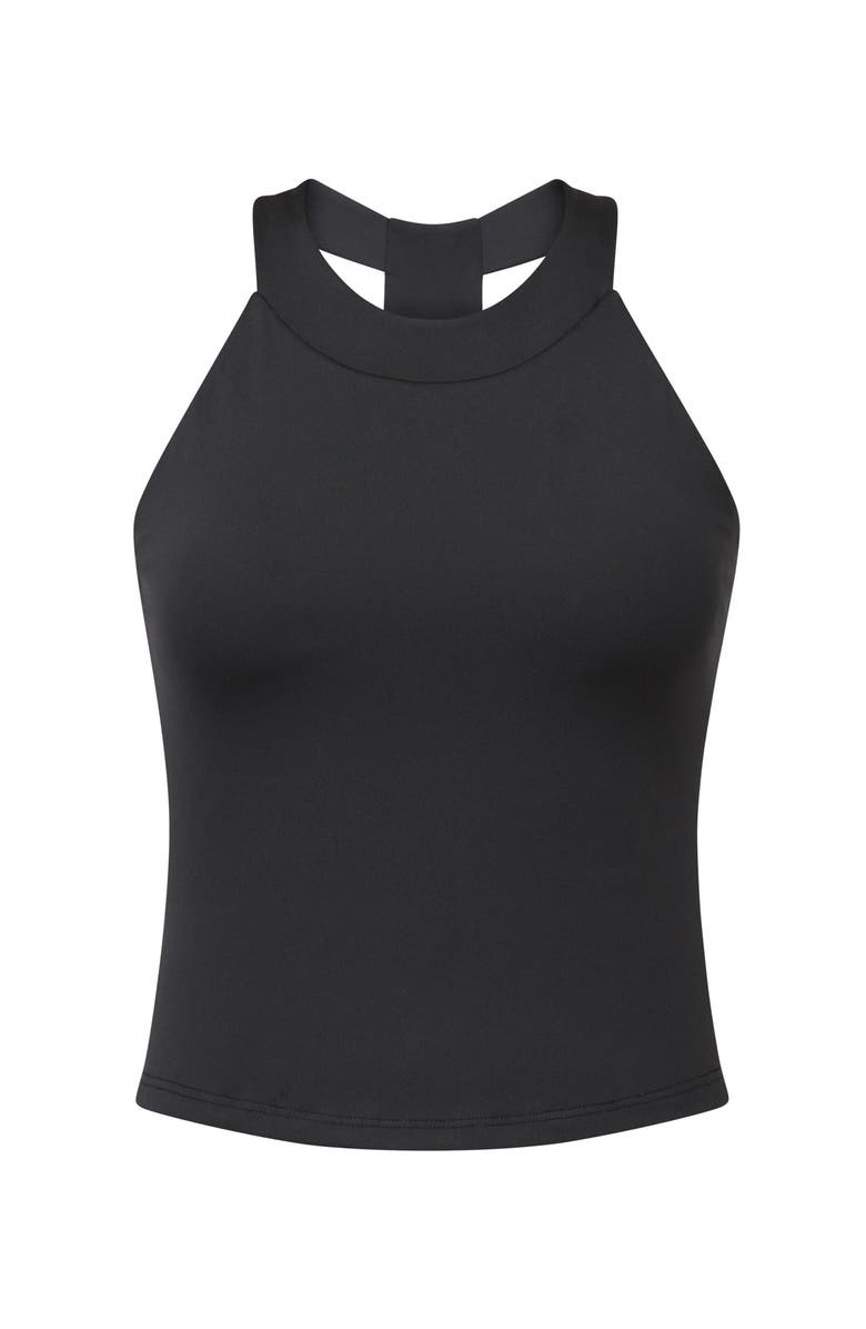 Losano High Neck Tank, Alternate, color, Black