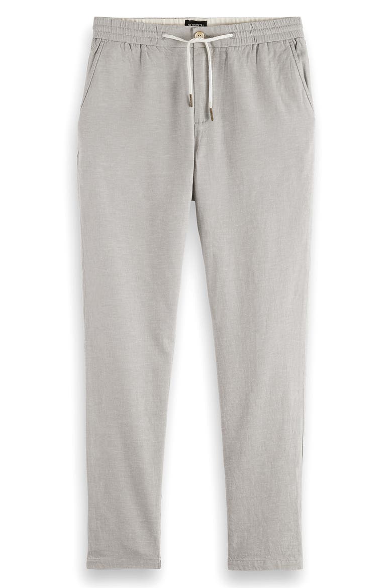 Warren Cotton & Linen Pants, Alternate, color, GREY