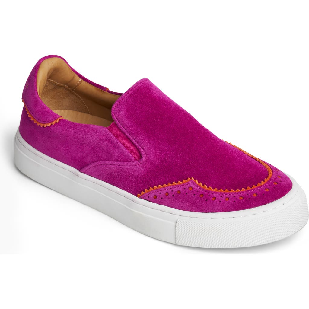 The Office Of Angela Scott The Harper Sneaker In Fuchsia