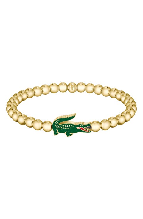 Men's Matchpoint Stainless Steel Bead Bracelet