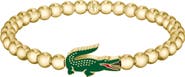 Lacoste Men's Matchpoint Stainless Steel Bead Bracelet