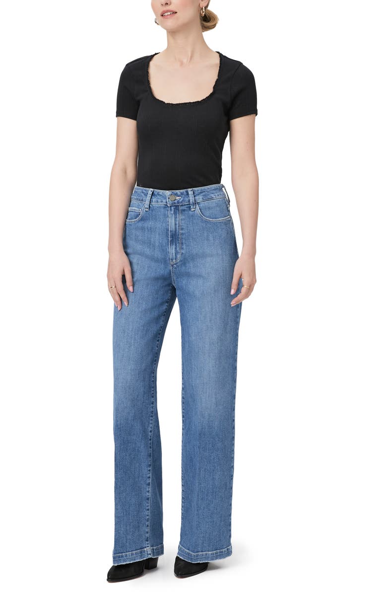 PAIGE Genesee Crop Wide Leg Jeans, Alternate, color,