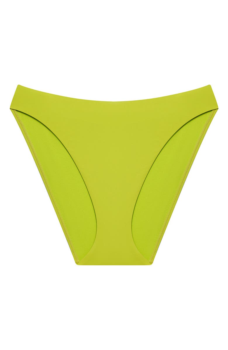 Lauren Ralph Lauren Curved Waist Bikini Bottoms, Alternate, color, Lime Breeze