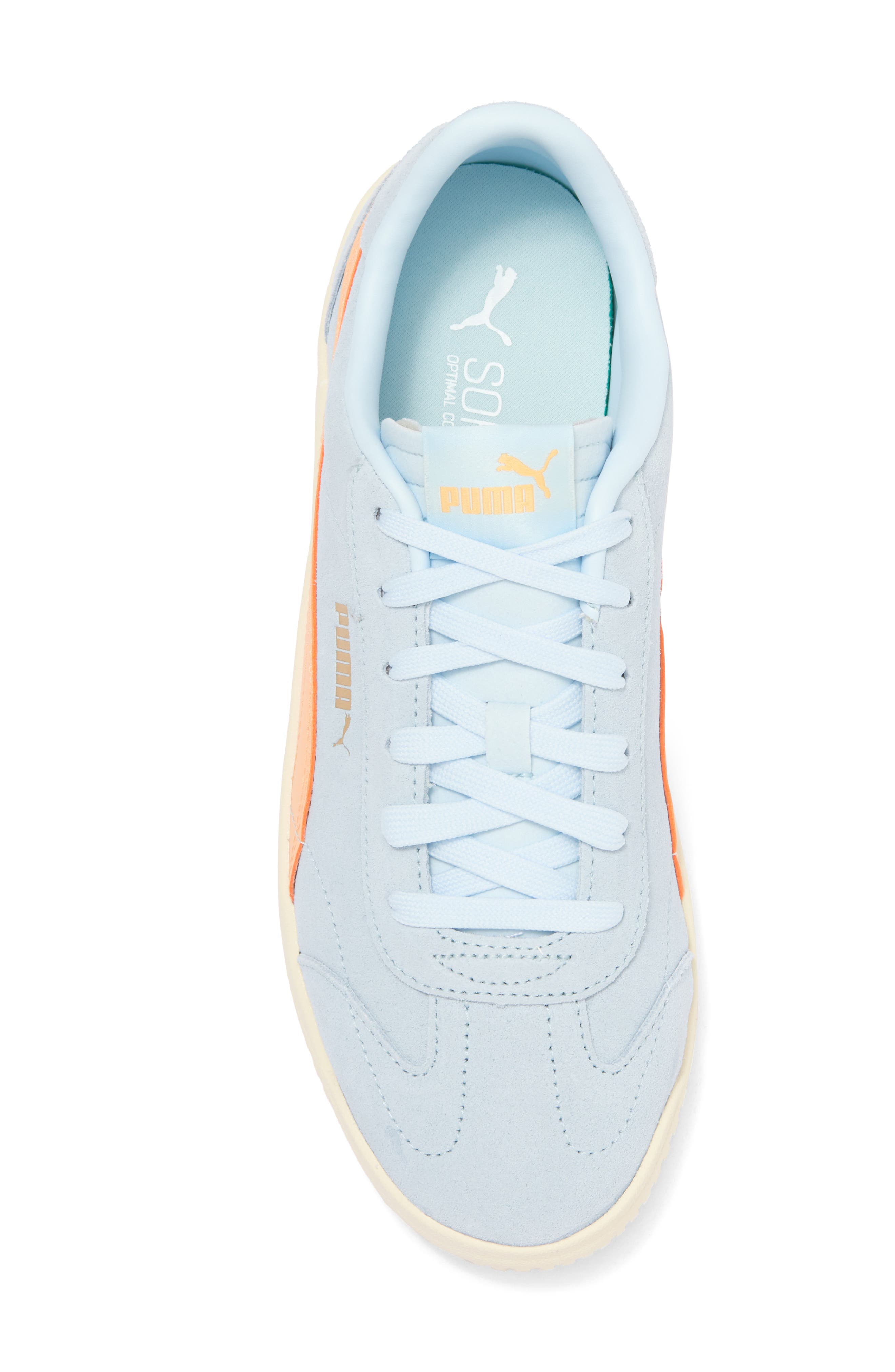 PUMA Club 5v5 AOS Sneaker, Alternate, color, Icy Blue-Peach Fizz-Gold