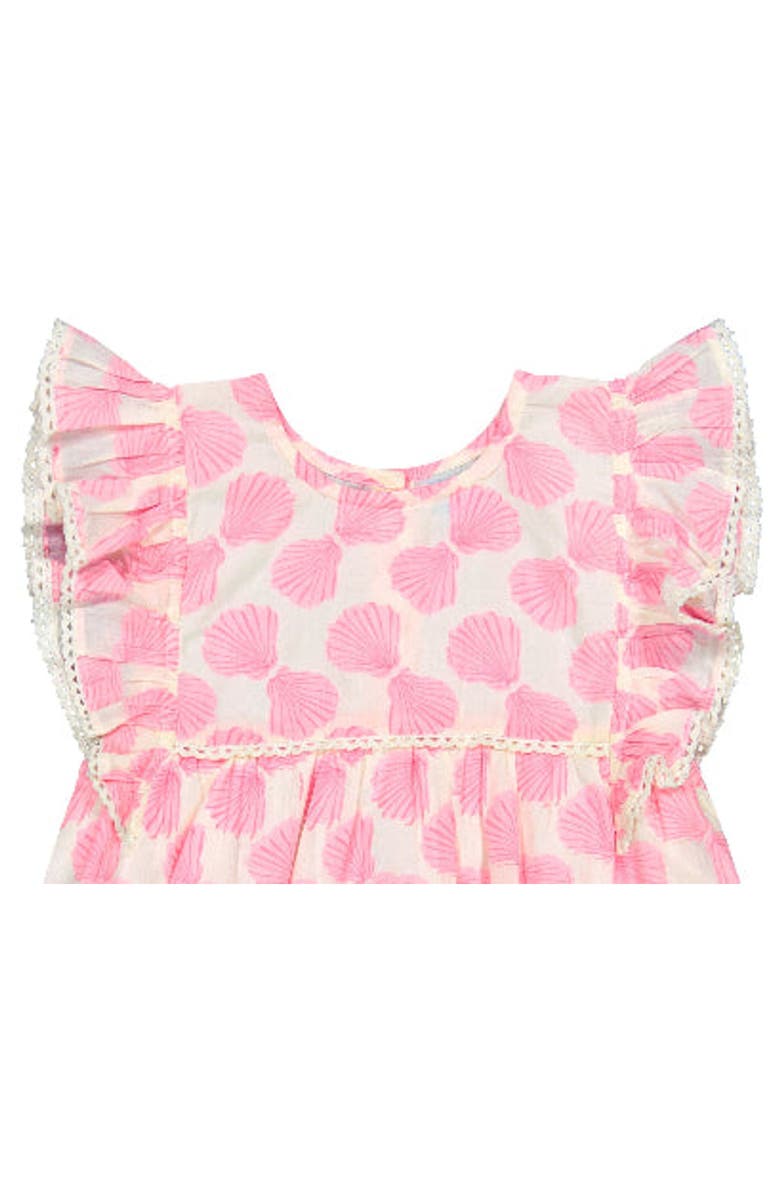 Mer St. Barth Seraphina Girl's Dress Shell Beach Pink, Alternate, color, Shell Beach Pink