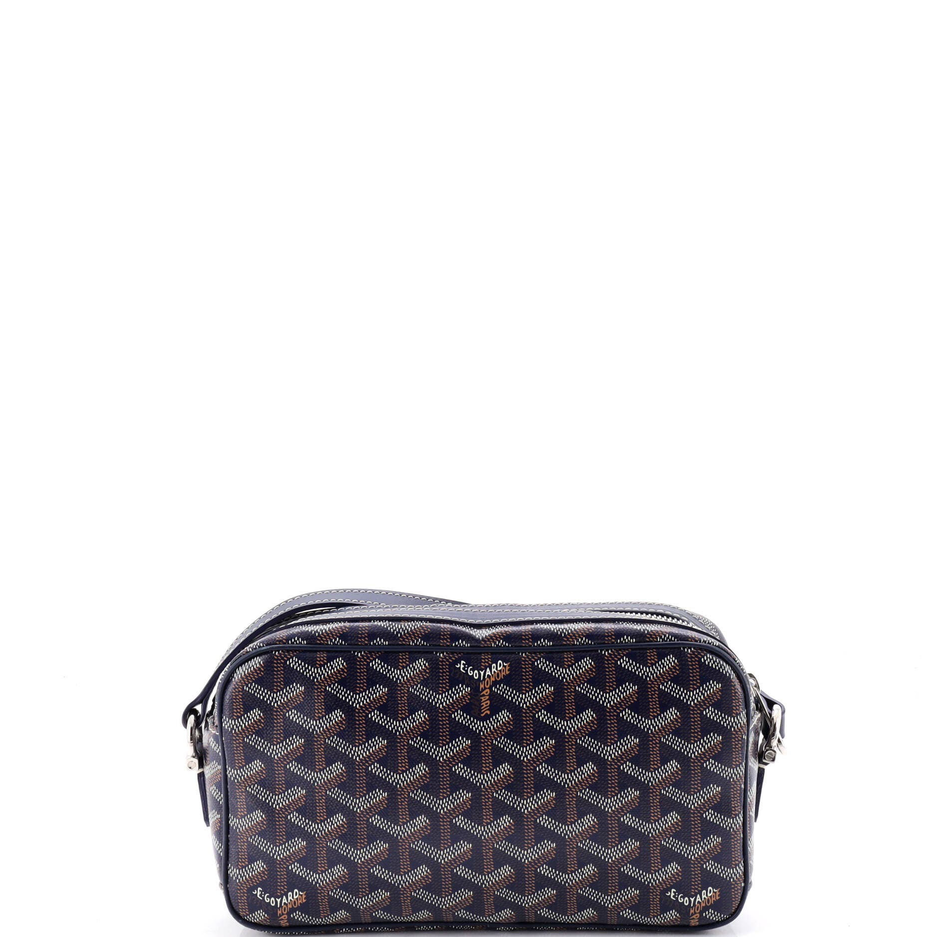 Pre-Owned Goyard Cap Vert Bag Coated Canvas, Alternate, color, Blue
