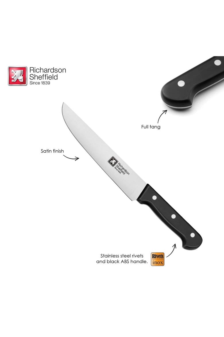Universal 8-Inch Butcher Knife, Alternate, color, Silver