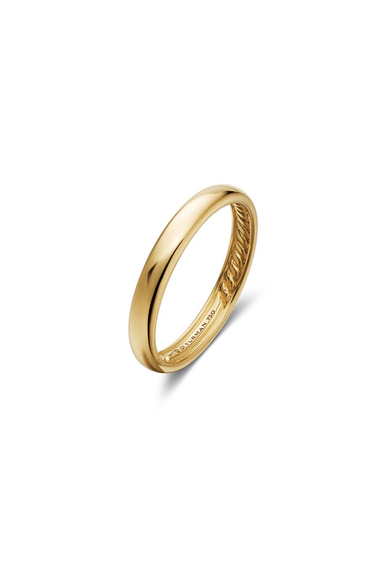 DY 18K Gold Classic Band Ring, Alternate, color, GOLD