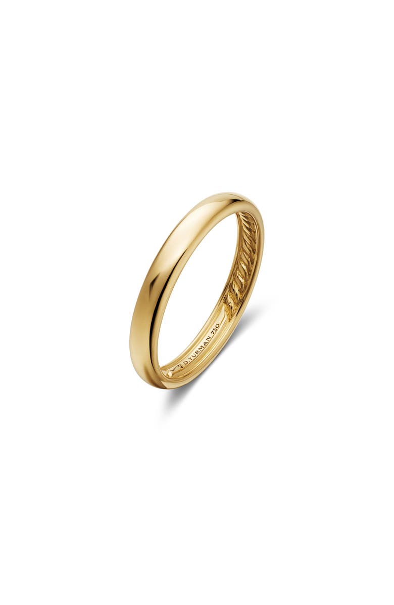 David Yurman DY 18K Gold Classic Band Ring, Alternate, color, Gold