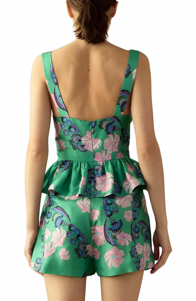 Cynthia Rowley Eden Silk Shorts, Alternate, color, 