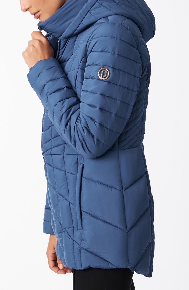 Bernardo Micro Touch Water Resistant Quilted Jacket, Alternate, color,