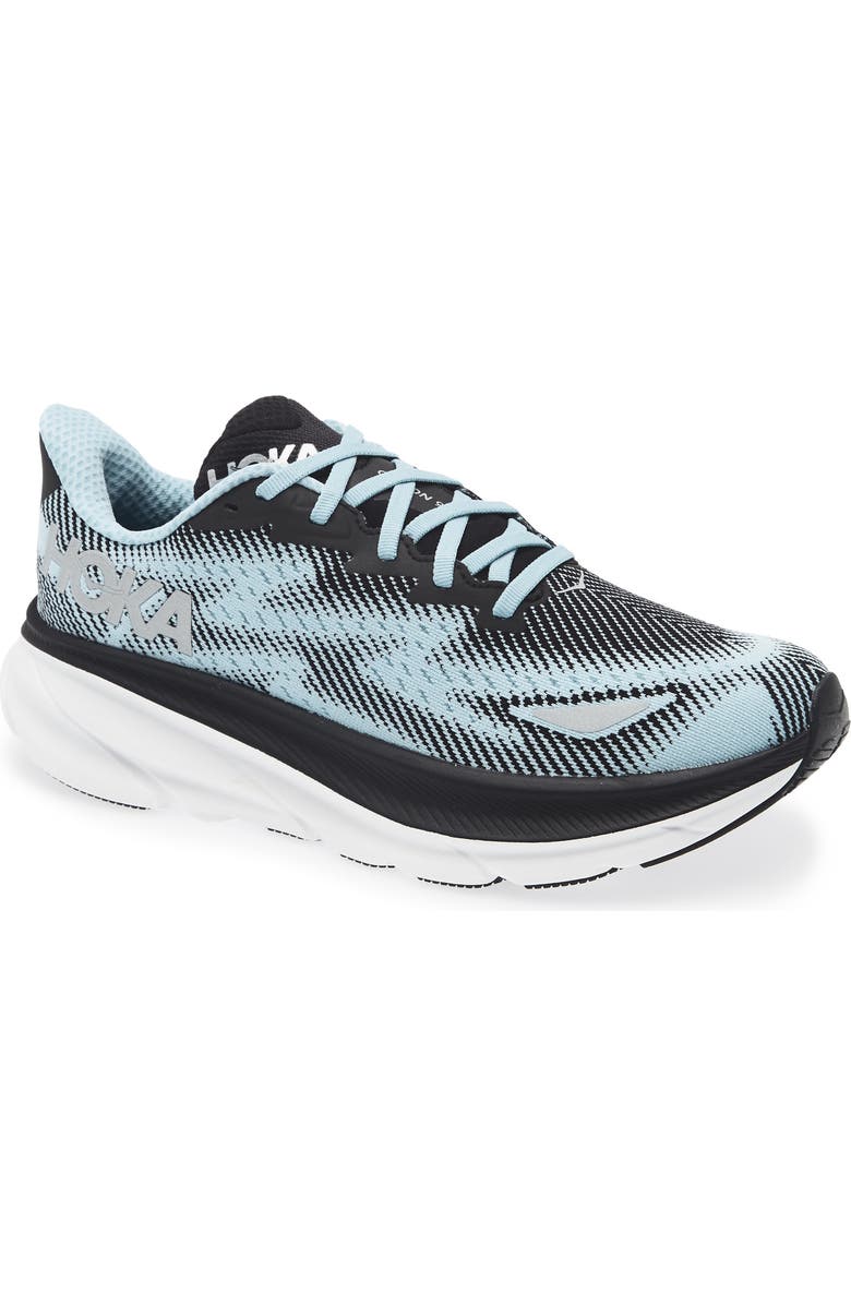 HOKA Clifton 9 GTX Shoe, Main, color, Black / Raindrop
