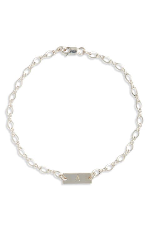 Hadley Initial Bar Bracelet
