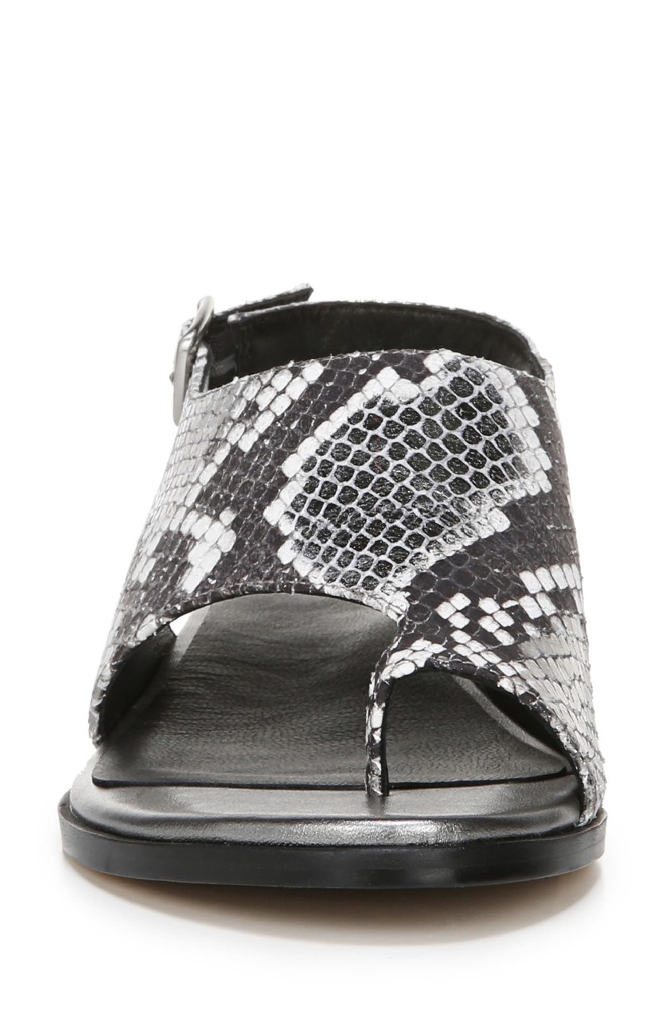27 Edit Emma Toe Loop Sandal, Alternate, color, SNAKE PRINT LEATHER