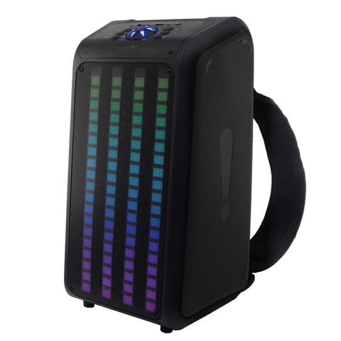 Bluetooth TWS Backpack Speaker W/ Reactive LED Lights