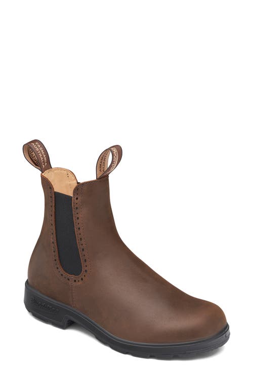 Blundstone Footwear Water Resistant Chelsea Boot in Antique Brown 