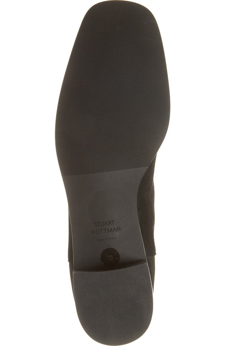 Stuart Weitzman City 45 Block Heel Bootie, Alternate, color, Black