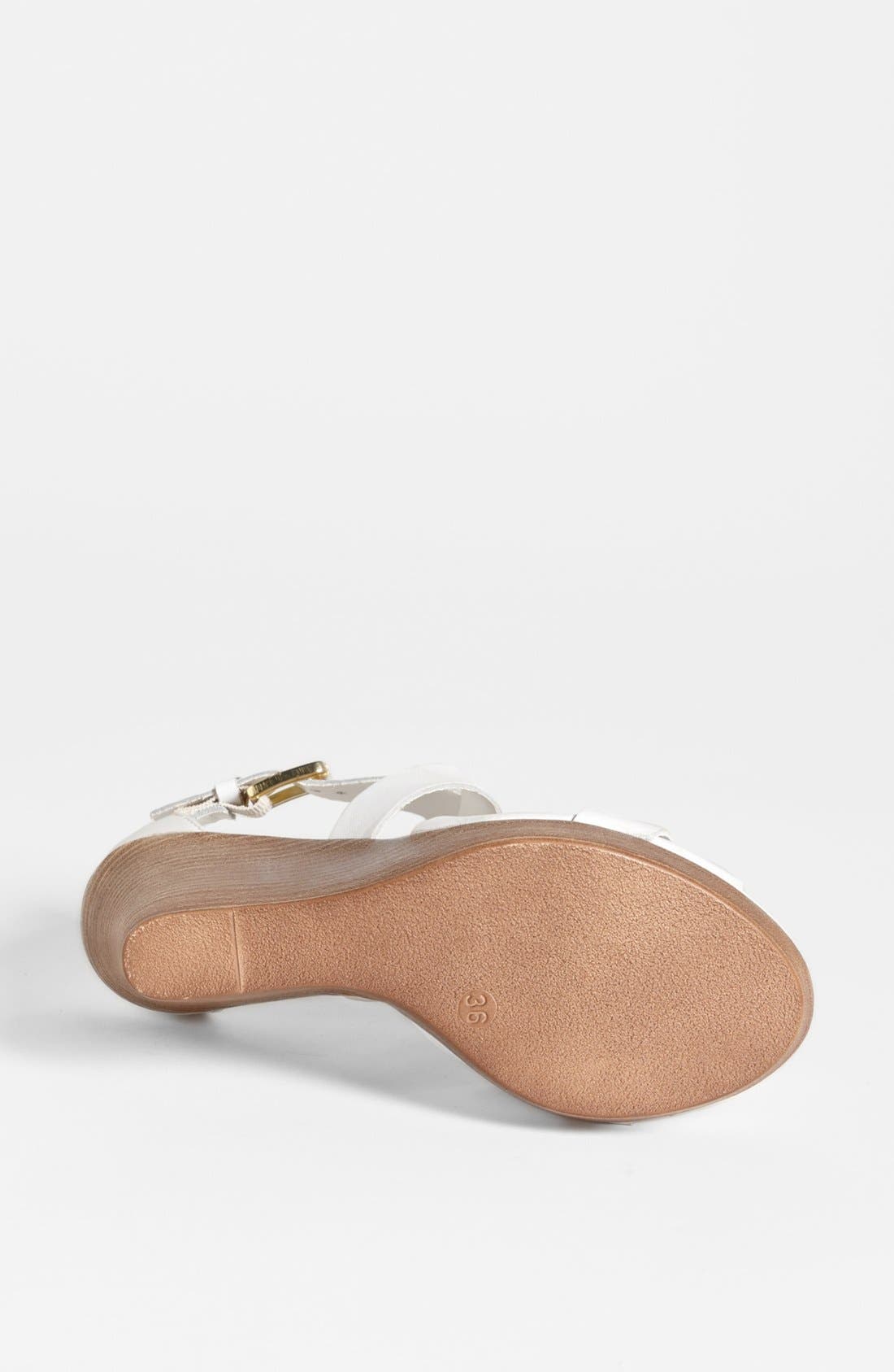 'Whippie' Wedge Sandal, Alternate, color, WHITE