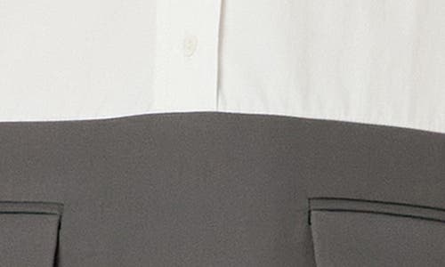 Endless Rose Colorblock Long Sleeve Shirtdress