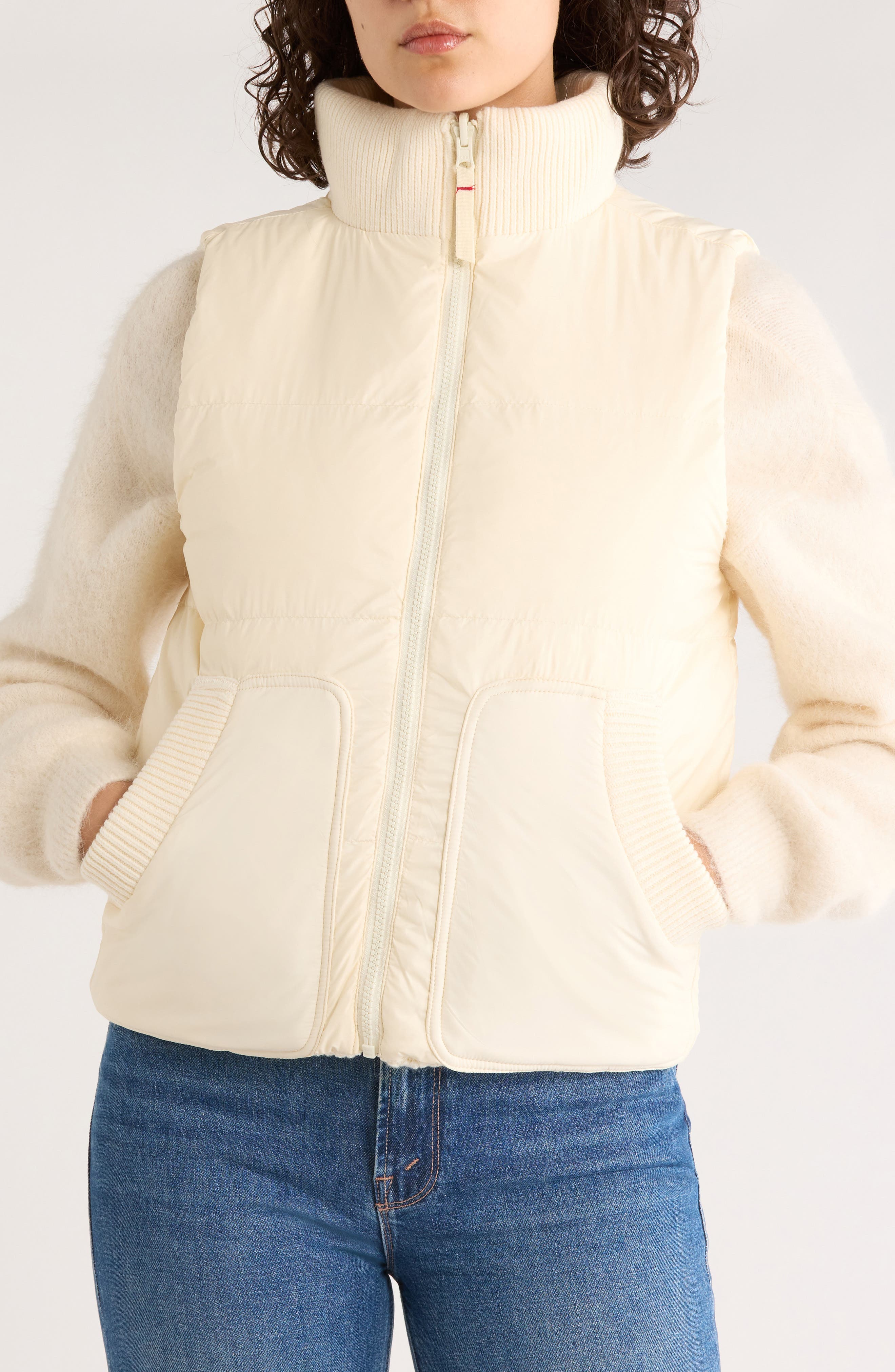 Alba Cable Knit Puffer Vest - image 2