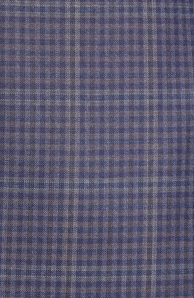 Canali Sienna Soft Classic Fit Microcheck Wool Sport Coat, Alternate, color,