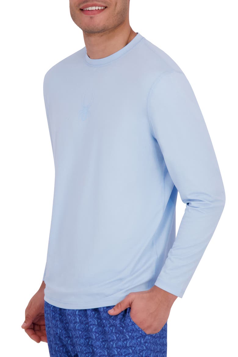 Long Sleeve Rashguard, Alternate, color, AIRY BLUE
