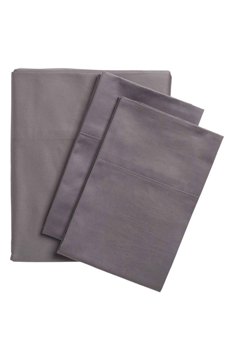 NORDSTROM RACK 400 Thread Count 100% Cotton Sateen King Size Sheet Set, Main, color, 