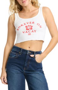 Billabong Travel Graphic Crop Tank