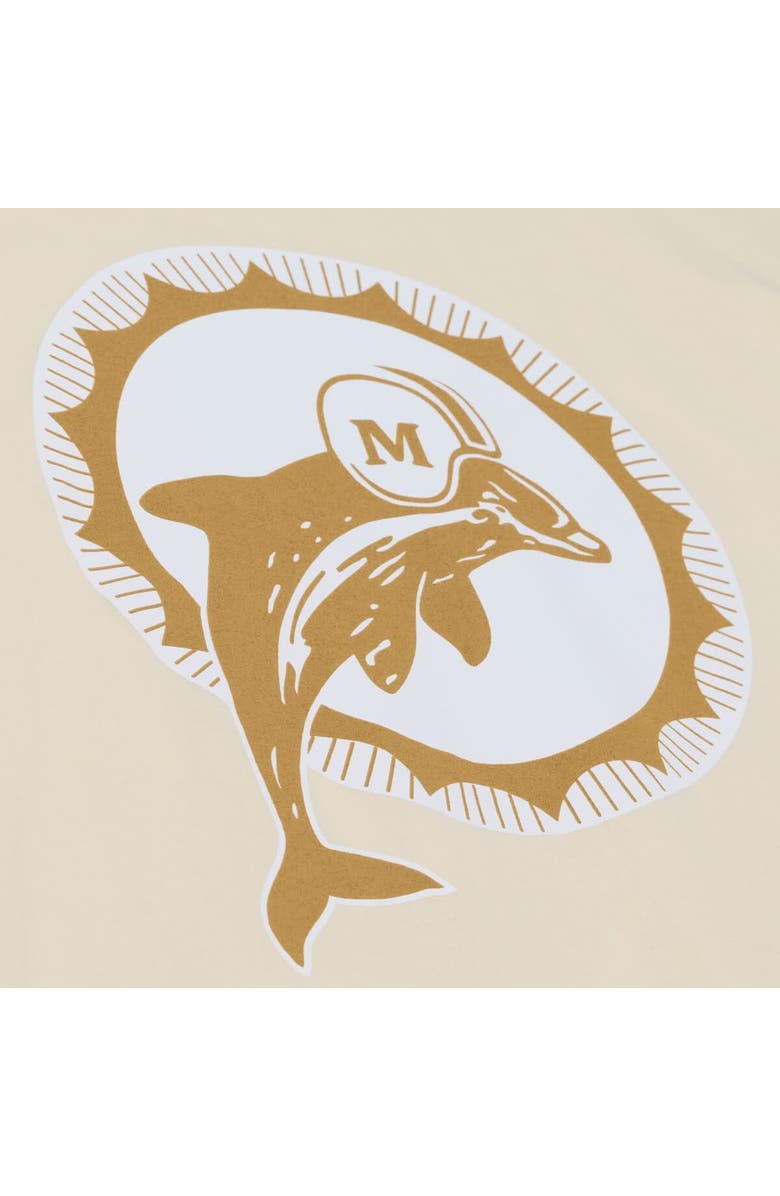 Mitchell & Ness Men's Mitchell & Ness Dan Marino Cream Miami Dolphins Sandman Name & Number T-Shirt, Alternate, color, Cream