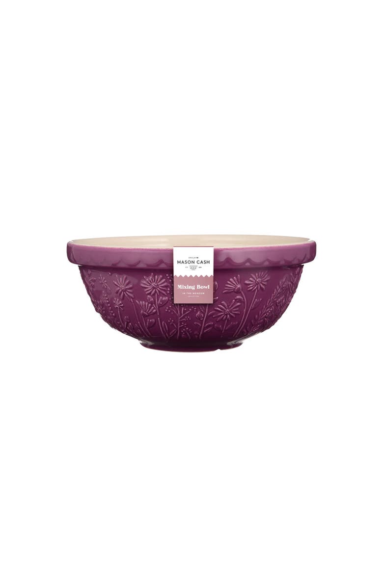 MASON CASH In The Meadow Daisy Size 18 Mixing Bowl, 2.85 Quart, Alternate, color, Purple