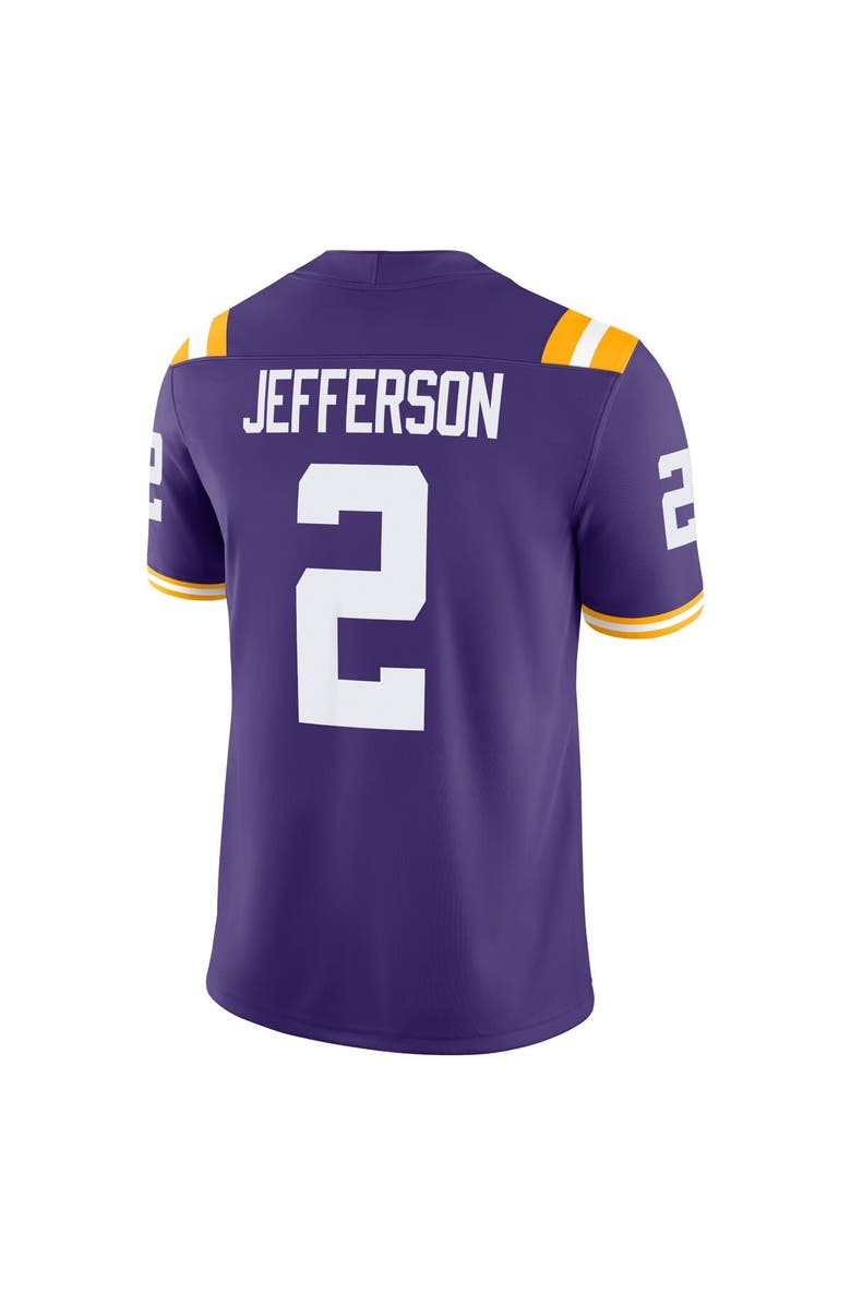 Nike Men's Nike Justin Jefferson Purple LSU Tigers Alumni Game Jersey, Alternate, color, Purple