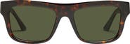 QUAY Dealer's Choice 55mm Polarized Square Sunglasses