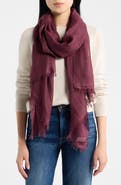 Nordstrom Striped Silk & Cashmere Scarf