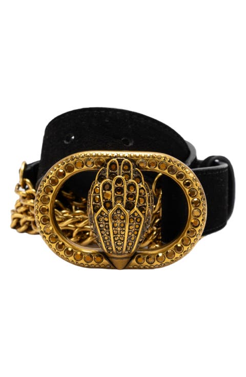 Chelsea Suede Chain Belt
