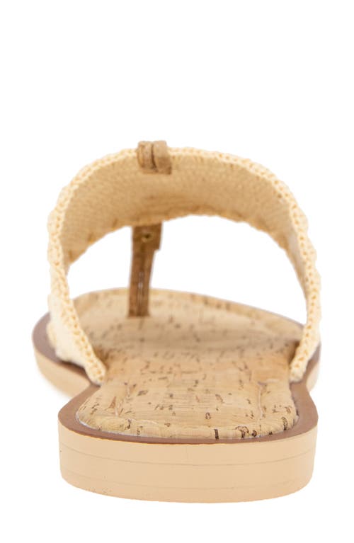 Reaction Kenneth Cole Sabriya Slide Sandal In Natural Raffia