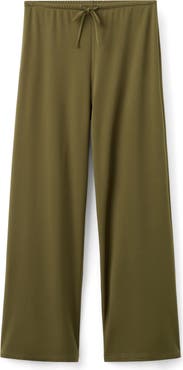 MANGO Straight Leg Knit Pants