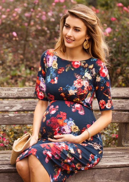 Tiffany Rose Maternity Anna Shift Dress In Multi